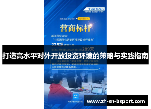 打造高水平对外开放投资环境的策略与实践指南