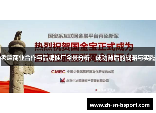 老詹商业合作与品牌推广全景分析:成功背后的战略与实践 老詹商业合作与品牌推广全景分析:成功背后的战略与实践